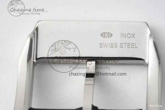 MIROTIME 0323 Pilot Chrono SS AZF 1:1 Best Edition Blue Dial on Brown Leather Strap A TimelessDesign 7060